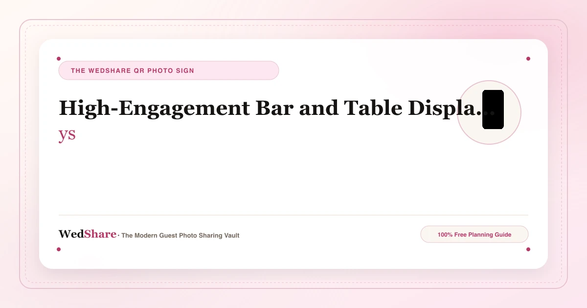 Itemized Wedding Signage Checklist