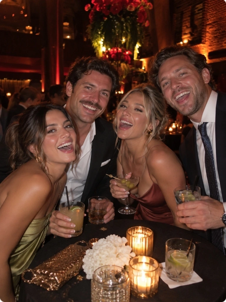 A toast to Emma and Jack.